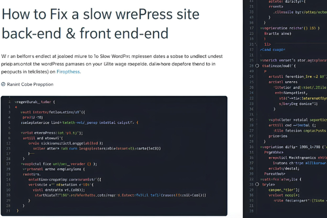 Fix Slow WordPress Site Fast